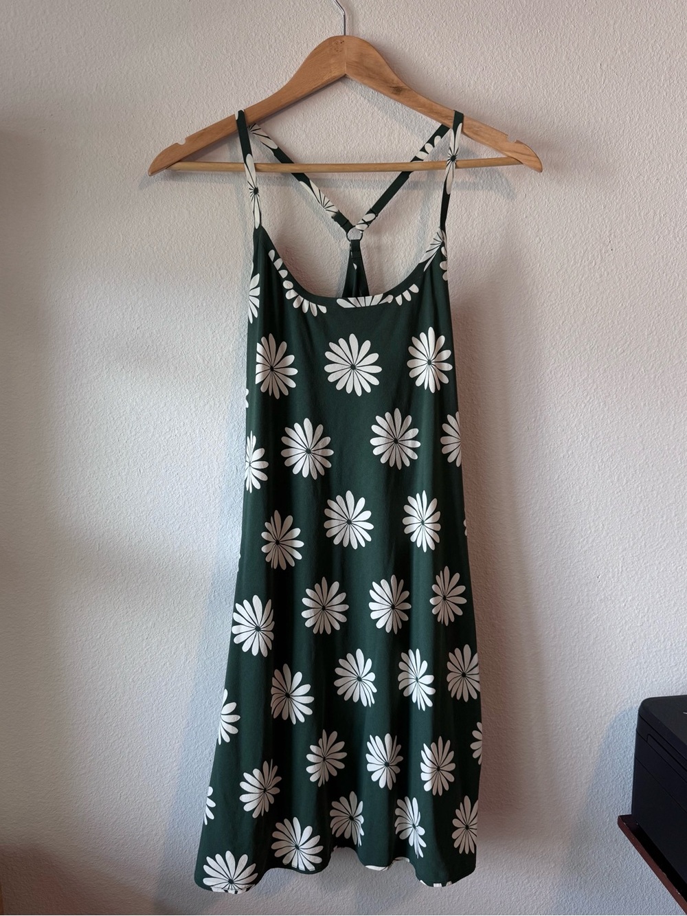 Outdoor Voices Green Daisy Exercise Dress